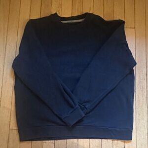 Lululemon men’s navy cotton crewneck sweatshirt - XL